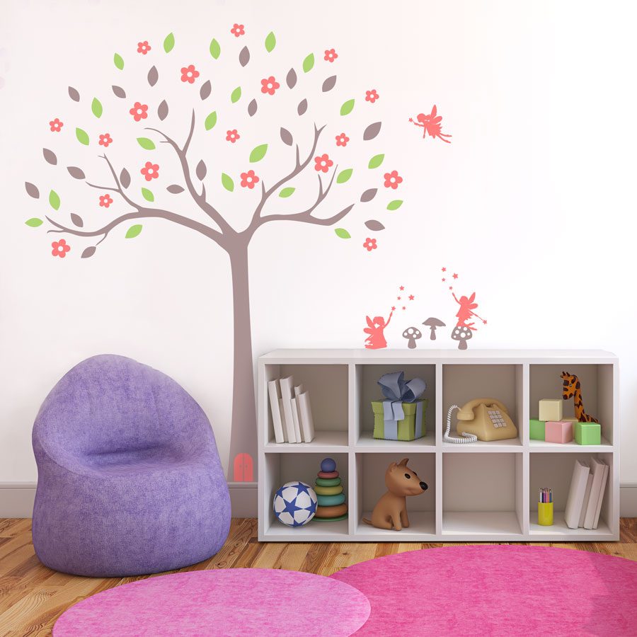 Fairy tree wall sticker (Option 2) | Tree wall stickers | Stickerscape | UK