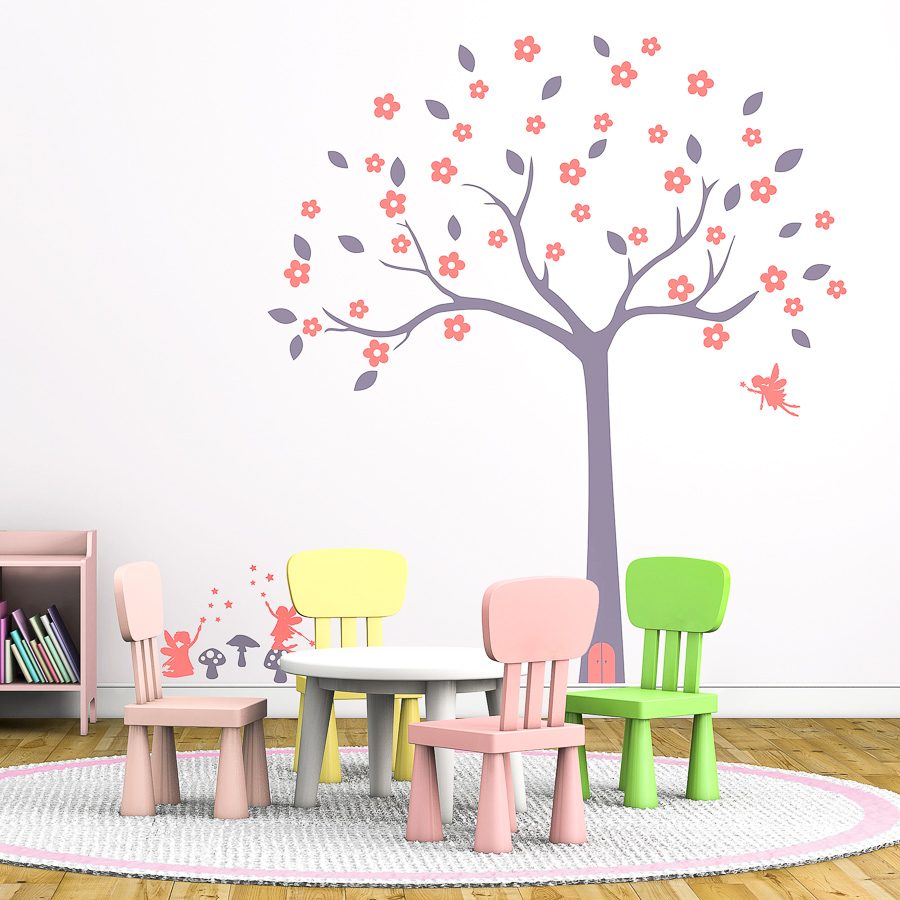 Fairy tree wall sticker (Option 1) | Tree wall stickers | Stickerscape | UK