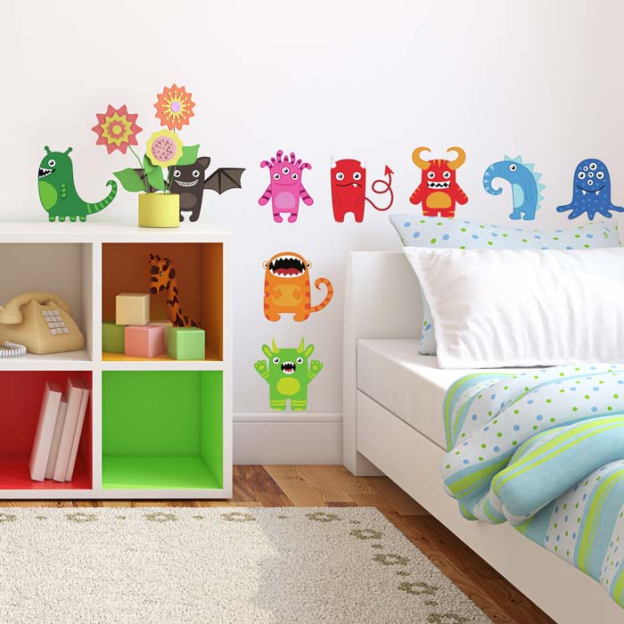 Monster wall stickers | Space wall stickers | Stickerscape | UK