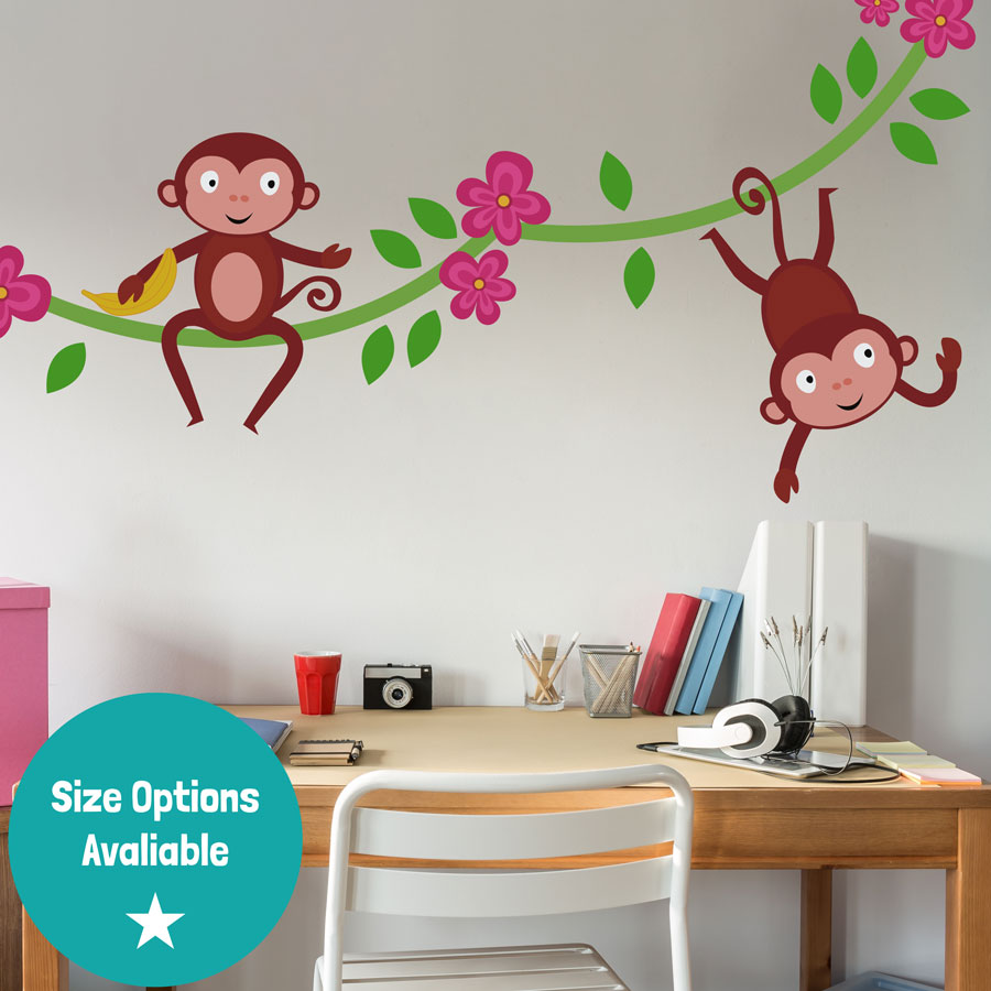 Jungle Monkeys Wall Stickers