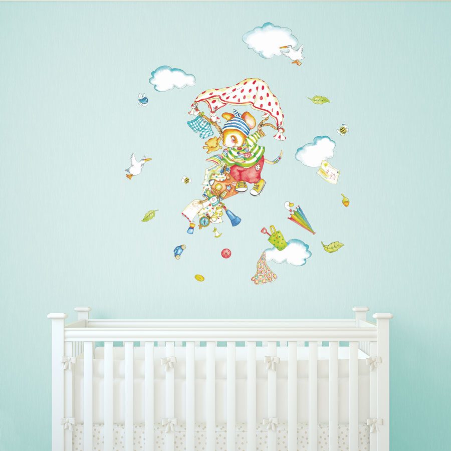 Adventure Mouse wall sticker | Nursery wall stickers | Stickerscape | UK