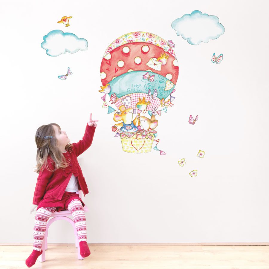 Spotty balloon wall sticker | Baby nursery wall stickers | Stickerscape | UK