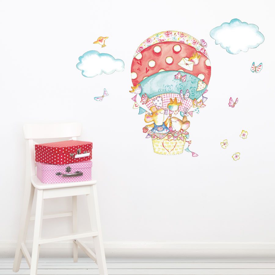 Spotty balloon wall sticker | Baby nursery wall stickers | Stickerscape | UK