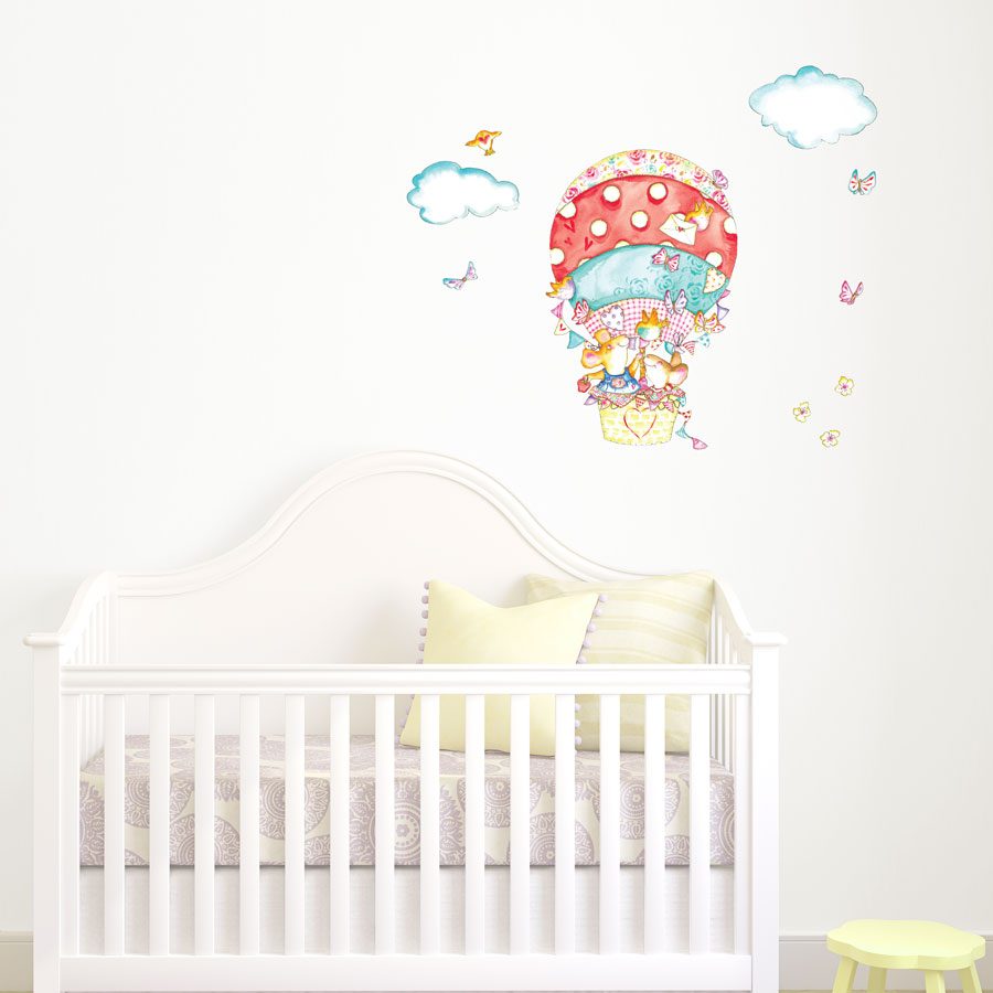 Spotty balloon wall sticker | Baby nursery wall stickers | Stickerscape | UK