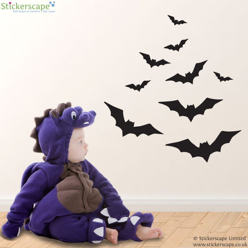 Halloween bat wall stickers | Halloween wall stickers | Stickerscape | UK