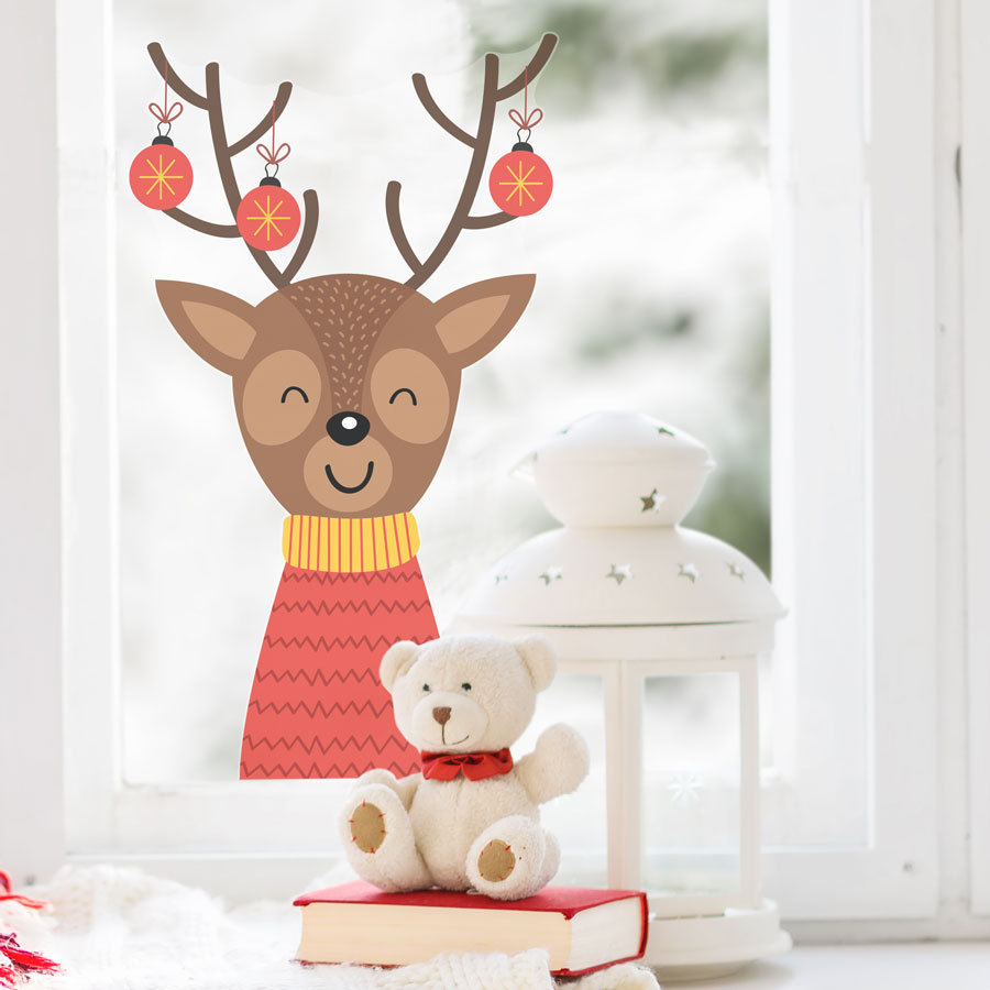 Holiday Characters | Christmas Window Stickers | Stickerscape