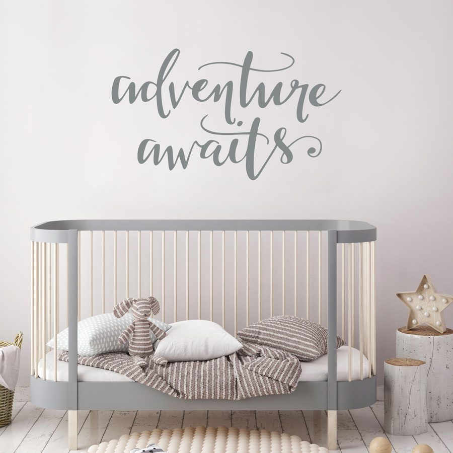 Adventure awaits quote wall sticker | Quote wall stickers | Stickerscap | UK