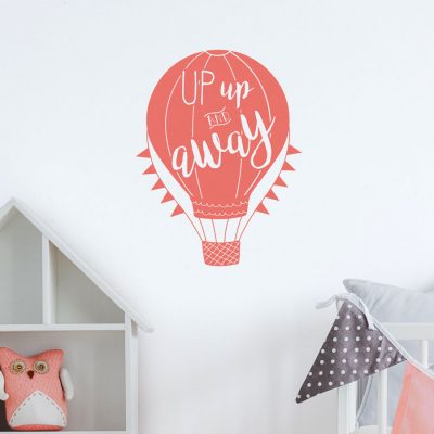 Up, up and away quote wall sticker | Quote wall stickers | Stickerscape | UK