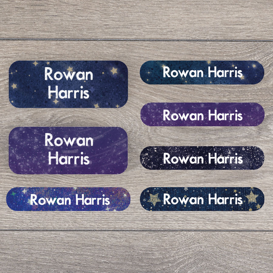 Personalised school uniform labels