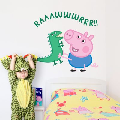 Perfect for A Childs Bedroom Easy to Apply Playroom Or Nursery Official Peppa Pig Sticker Range Stickerscape Once Upon A Dream with Peppa Large