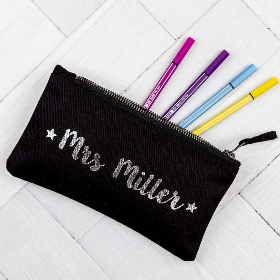 Personalised pencil case | Teacher gifts | Stickerscape | UK