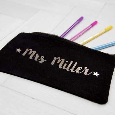 Personalised pencil case | Teacher gifts | Stickerscape | UK