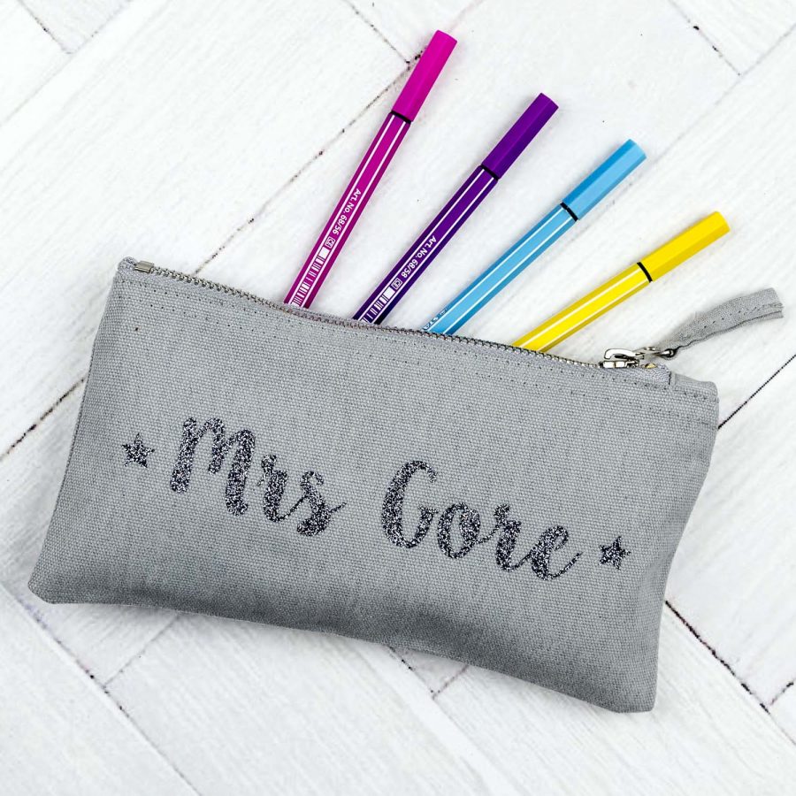 Personalised pencil case | Teacher gifts | Stickerscape | UK