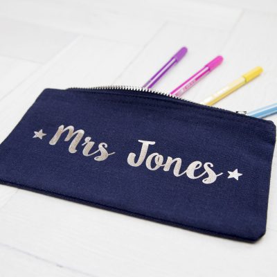 Personalised pencil case | Teacher gifts | Stickerscape | UK