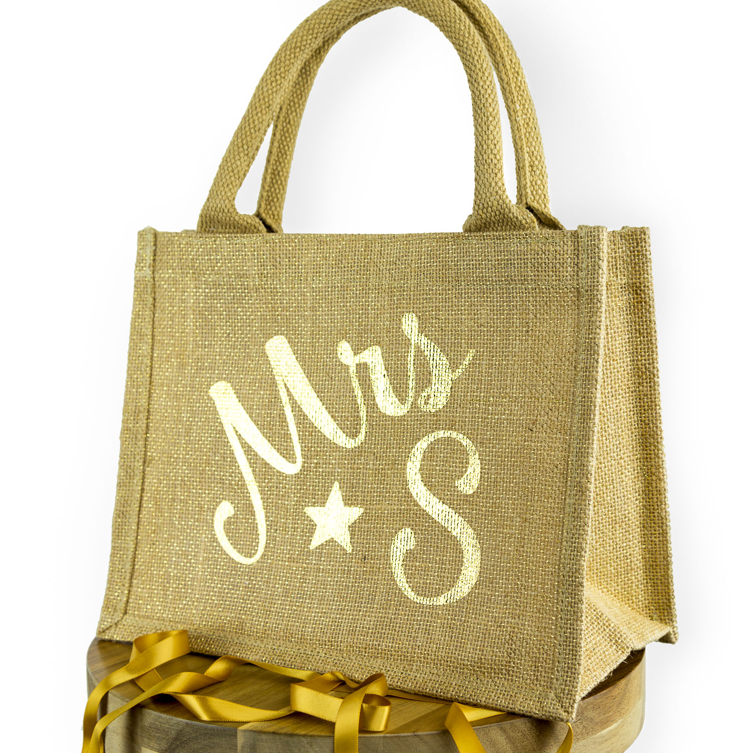 Personalised Jute Bag | Personalied teacher gift | Stickerscape | UK