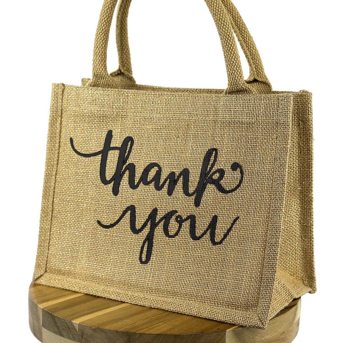 Thank You Jute Gift Bag
