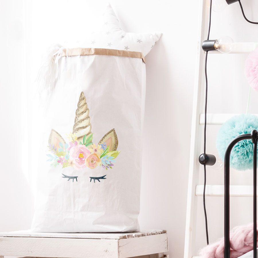 Unicorn horn paper sack | Paper sacks | Stickerscape | UK