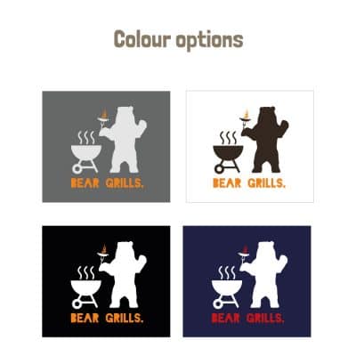 Bear Grills apron (Adult) colour options