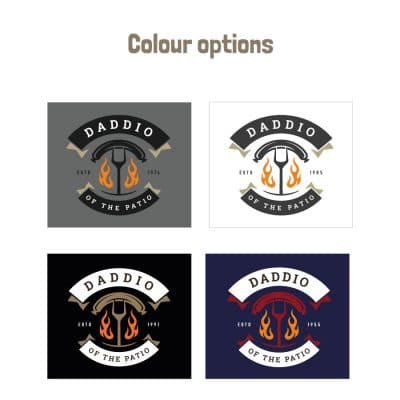 Daddio of the patio apron (Adult) colour options