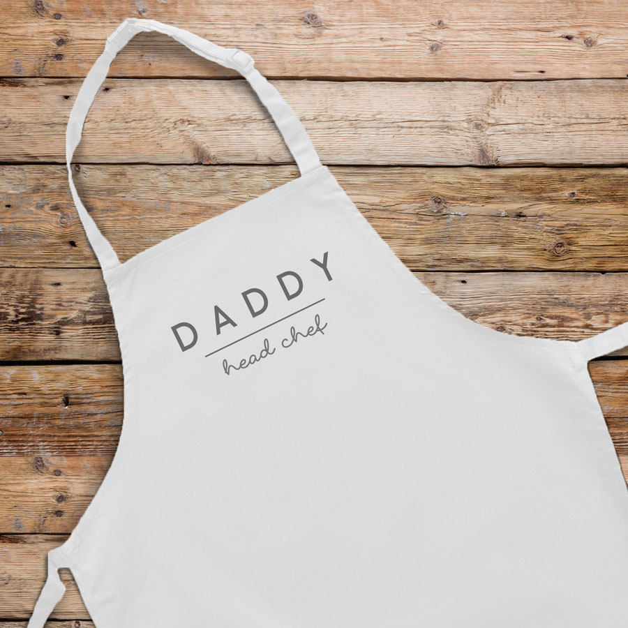 Personalised Head Chef Apron Adult Aprons and Gifts Stickerscape
