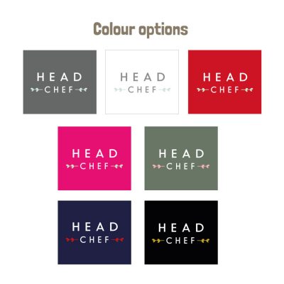 Head chef apron (Colour options)