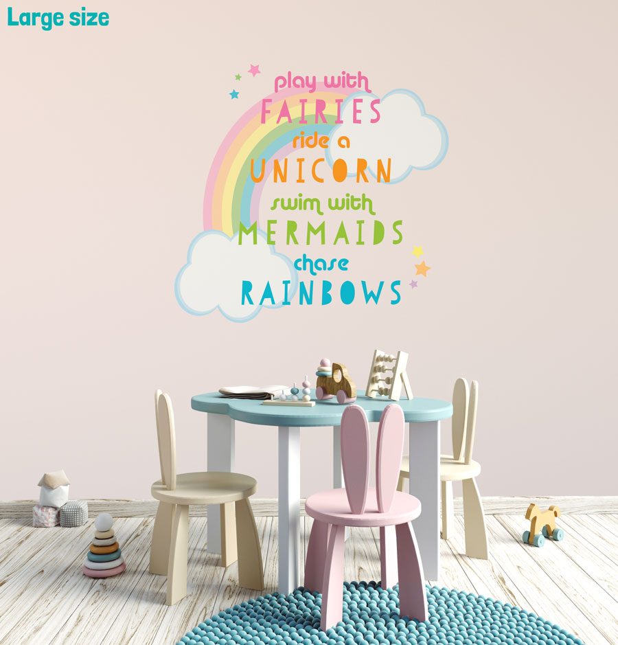 Unicorn quote wall sticker | Unicorn wall stickers | Stickerscape | UK