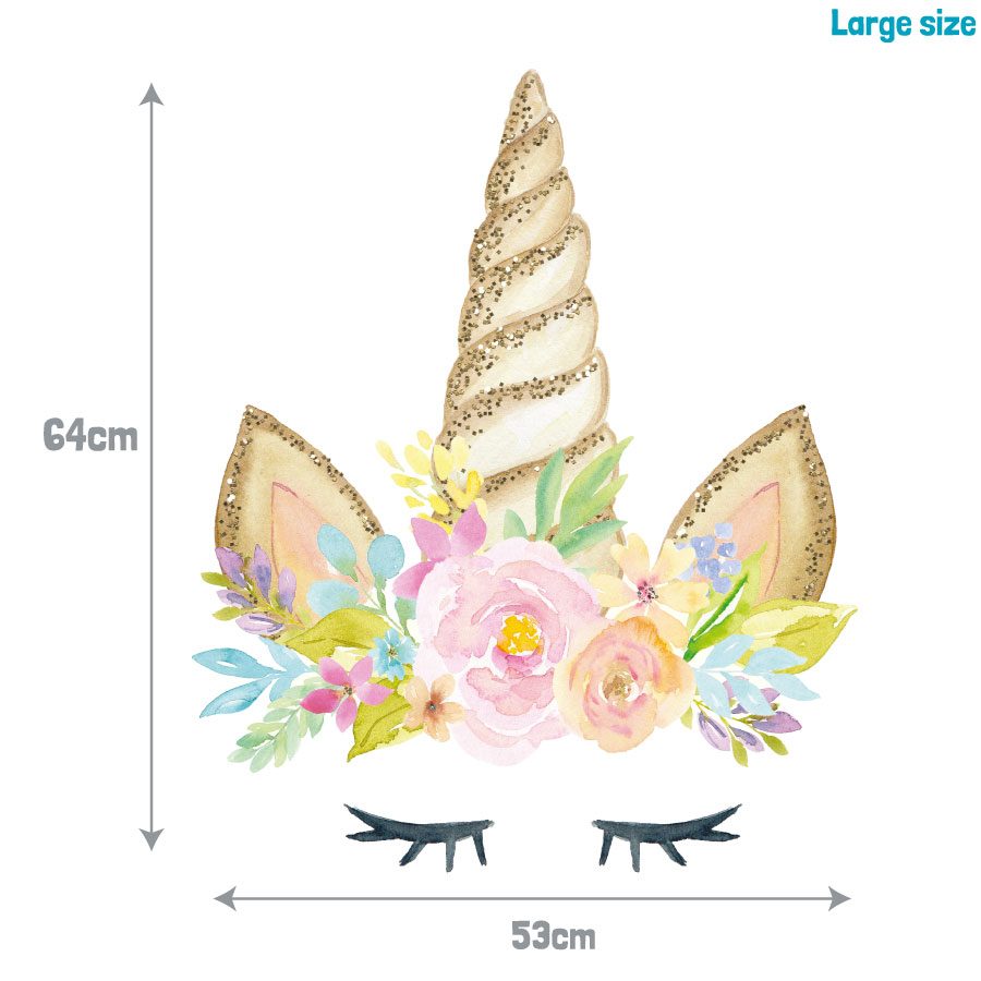 Unicorn horn wall stickers | Unicorn wall stickers | Stickerscape | UK