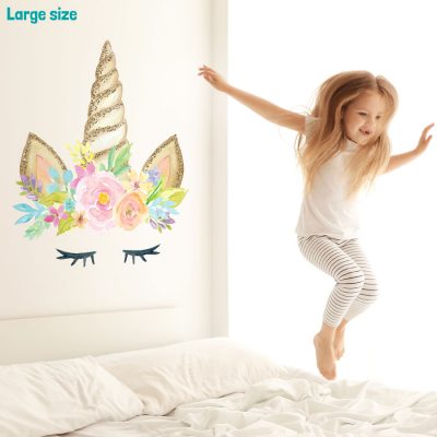 Unicorn horn wall sticker | Unicorn wall stickers | Stickerscape | UK