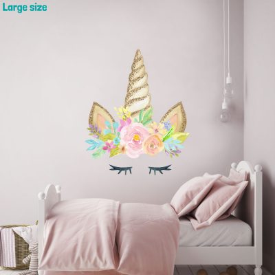 Unicorn horn wall sticker | Unicorn wall stickers | Stickerscape | UK