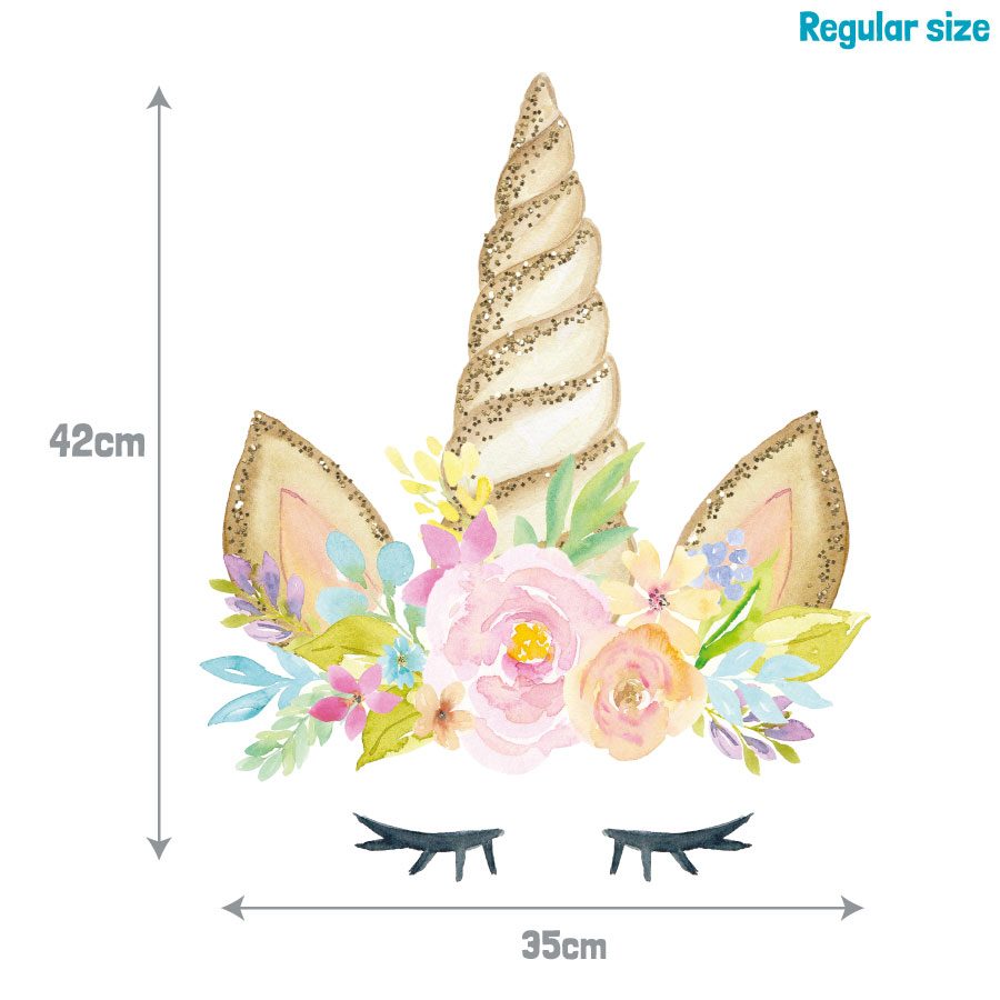 Unicorn horn wall stickers | Unicorn wall stickers | Stickerscape | UK