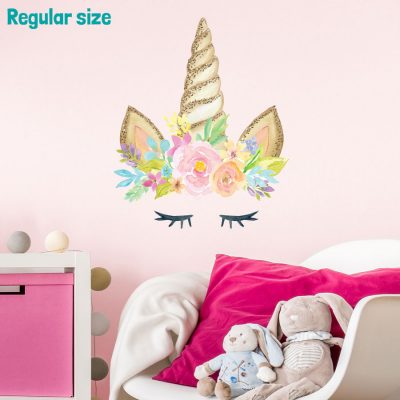 Unicorn horn wall sticker | Unicorn wall stickers | Stickerscape | UK