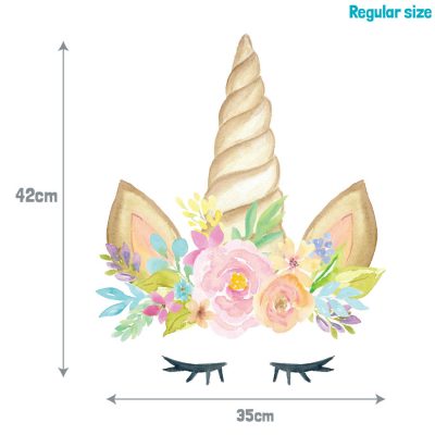 Unicorn horn wall stickers | Unicorn wall stickers | Stickerscape | UK