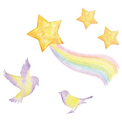 Mythical stars and birds window stickers | Window stickers | Stickerscape | UK