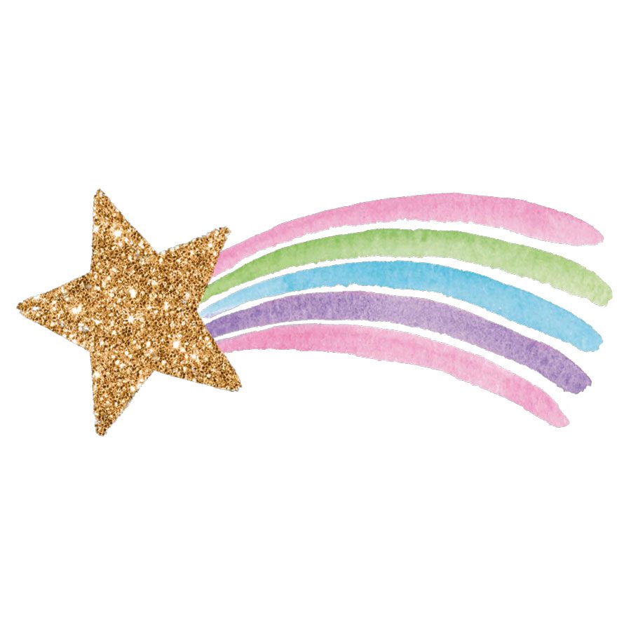 Shooting star wall sticker | Unicorn wall stickers | Stickerscape | UK