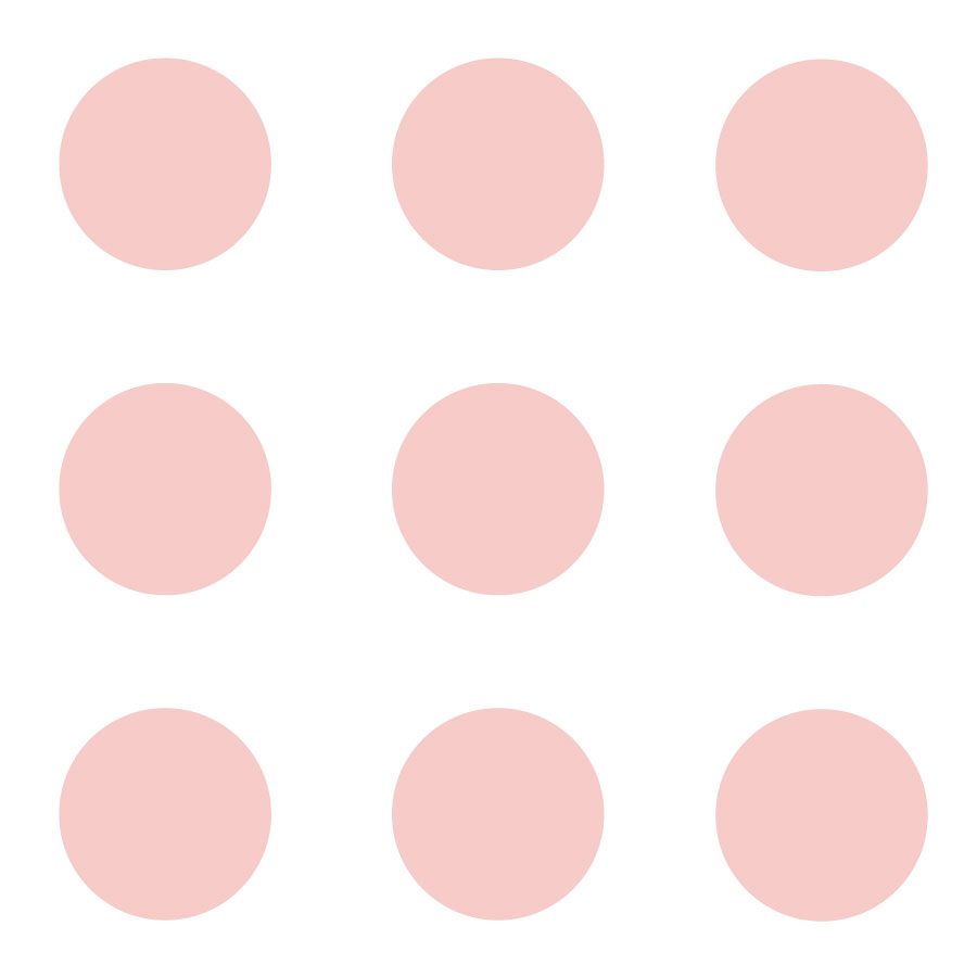 Confetti pink circle wall stickers | Shape wall stickers | Stickerscape | UK