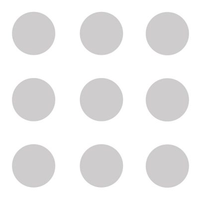 Light grey circle wall stickers | Shape wall stickers | Stickerscape | UK