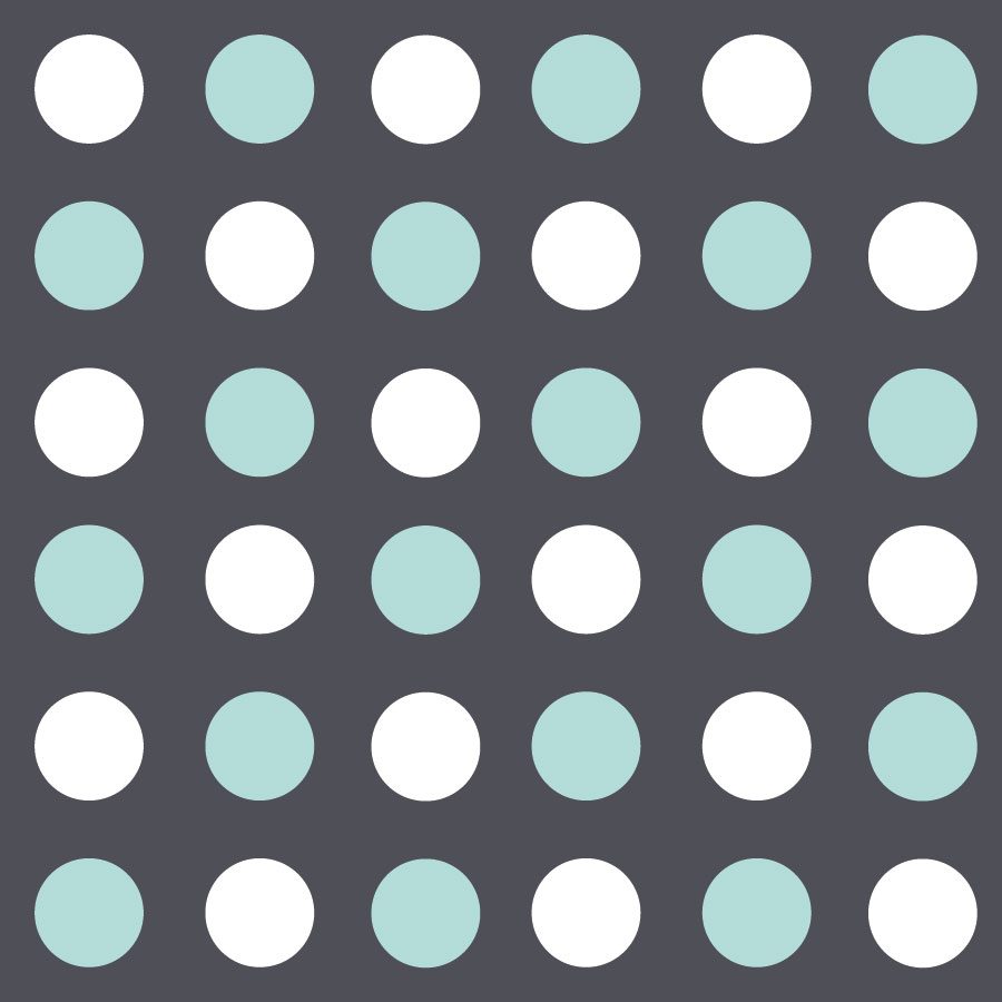 Aqua and white spot wall stickers | Shape wall stickers | Stickerscape | UK