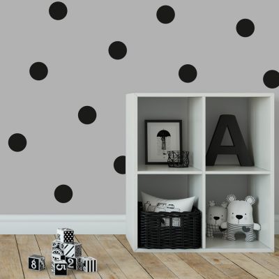 Black spot wall stickers | Shape wall stickers | Stickerscape | UK