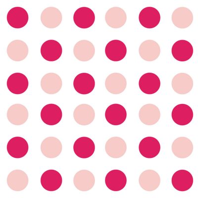 Hot pink and light pink spot wall stickers | Shape wall stickers | Stickerscape | UK