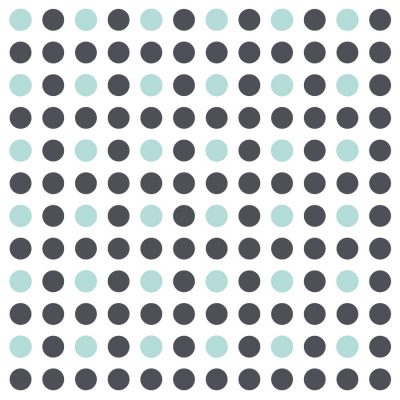 Grey and aqua dot wall stickers | Shape wall stickers | Stickerscape | UK