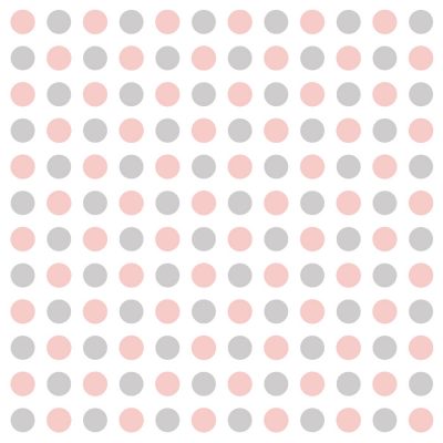 Pink and light grey dot wall stickers | Shape wall stickers | Stickerscape | UK