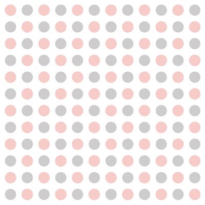 Pink and light grey dot wall stickers | Shape wall stickers | Stickerscape | UK