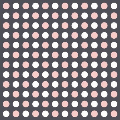 Pink and white dot wall stickers | Shape wall stickers | Stickerscape | UK