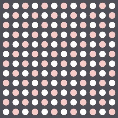 Pink and white dot wall stickers | Shape wall stickers | Stickerscape | UK