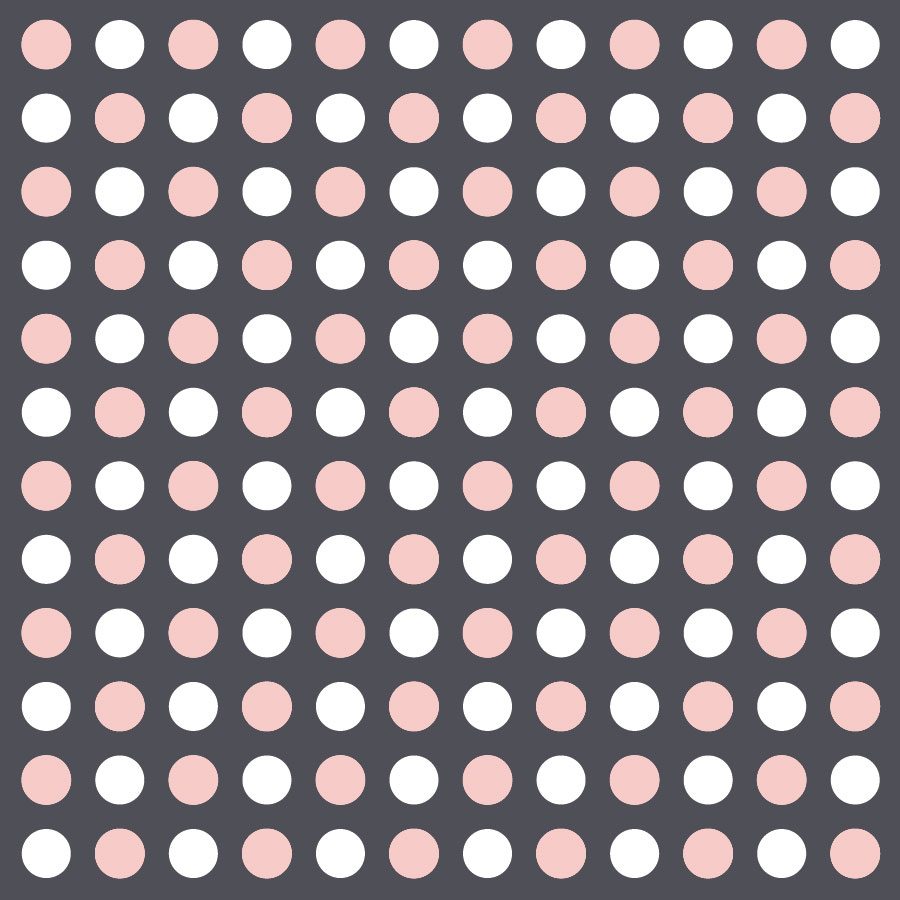 Pink and white dot wall stickers | Shape wall stickers | Stickerscape | UK