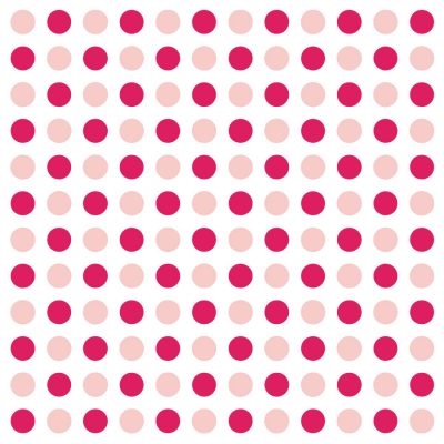 Hot pink and light pink dot wall stickers | Shape wall stickers | Stickerscape | UK