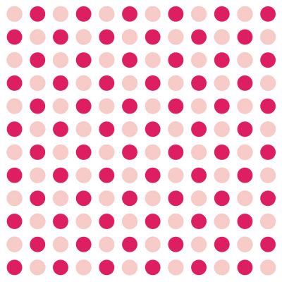 Hot pink and light pink dot wall stickers | Shape wall stickers | Stickerscape | UK