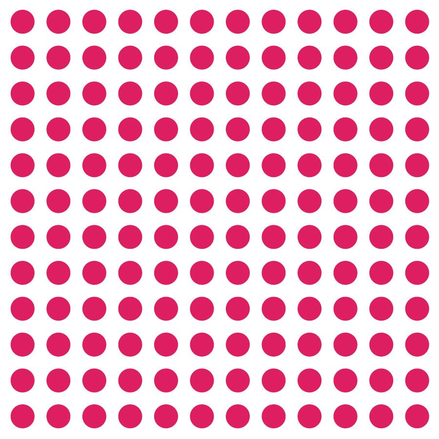 Hot pink dot wall stickers | Shape wall stickers | Stickerscape | UK