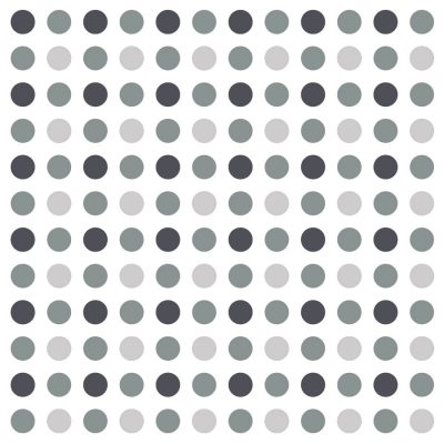 Trio of grey dot wall stickers | Shape wall stickers | Stickerscape | UK