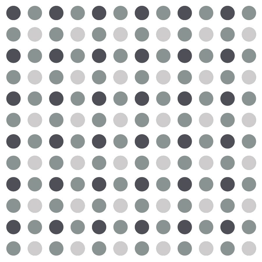 Trio of grey dot wall stickers | Shape wall stickers | Stickerscape | UK